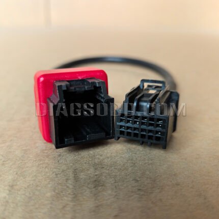 Iveco Daily SGW 12pin Bypass Adapter cable for Iveco Daily,Secure Gateway Bypass Tool (W)