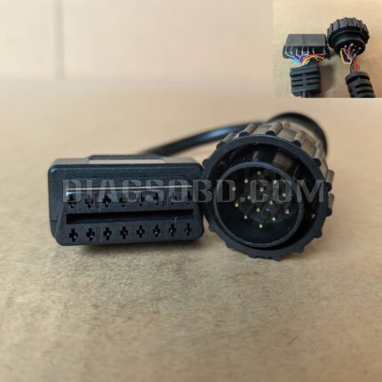 Mercedes Benz sprint 14pin to 16pin OBD2 Connector Cable (Case With Screw Can Open) (TAD)