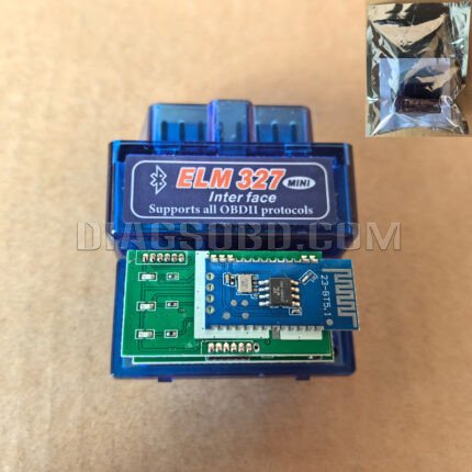 ELM327 Mini Bluetooth v1.5 2PCB PIC18F25K80 OBD2 Car Disgnostic Scanner (Plastic Bag Package) (KS)