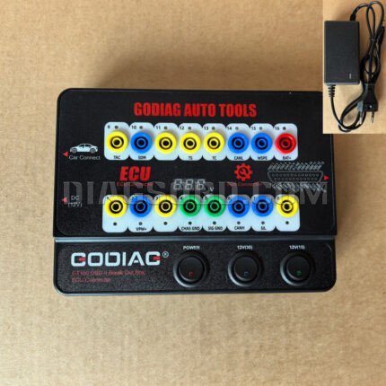 GODIAG GT100 AUTO TOOL OBDII Break Out Box ECU Connector OBDII 16pin Protocol Detector Breakout+EU adapter