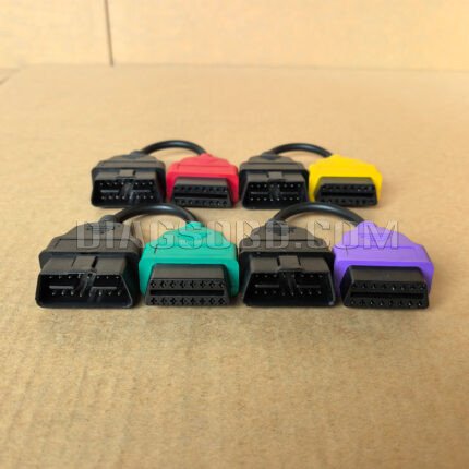 Fiat Ecu Scan 4 Adapters Fiat Connector OBD2 16pin Multiecuscan cable 4pcs/set