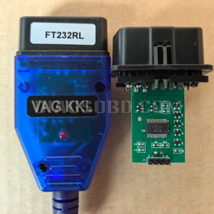VAG KKL USB VAG-KKL 409 with FTDI FT232RL Chip for vag 409 kkl OBD2 USB Interface (Blue Case) (T)