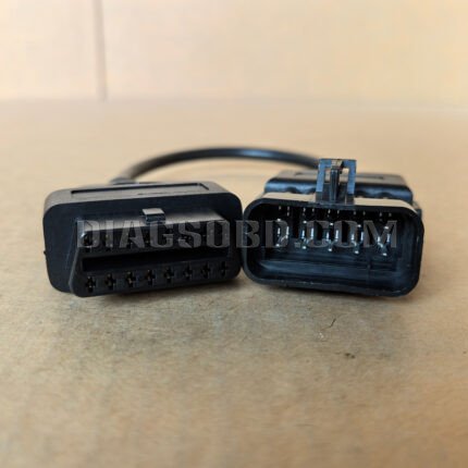 Opel 10pin OBDII Extension cable (W)