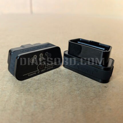 Konnwei KW901 Bluetooth 5.2 ELM327 v1.5 PIC18f25k80 for Android/IOS OBD2 Scanner PK Vgate iCar2 (Black-Black)