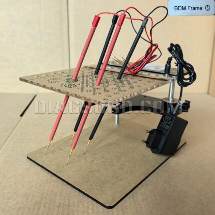 LED BDM Frame PRO 2 IN 1 With 4Probe Pens ECU Chip Tuning Flasher Tester Stand Works ECU Programmer Tool+EU adapter (T)