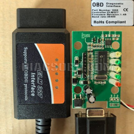 ELM327 COM RS232 PIC18F2480 ELM 327 COM Port RS232 OBD2 Diagnostic Tool
